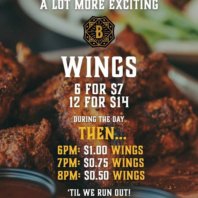 Wing Wednesday Madness!!