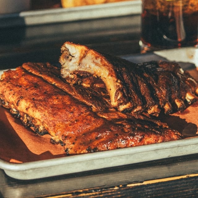 Whole Rack Baby Back Ribs.